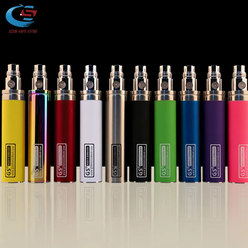 Оригинальный аккумулятор GS EGO II 2200 мАч испаритель для электронной сигареты