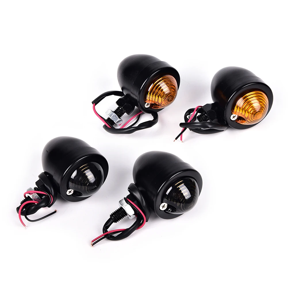 2 шт. 12V lndicators мигалки Мотоцикл Янтарный светодиодный указатель поворота светильник