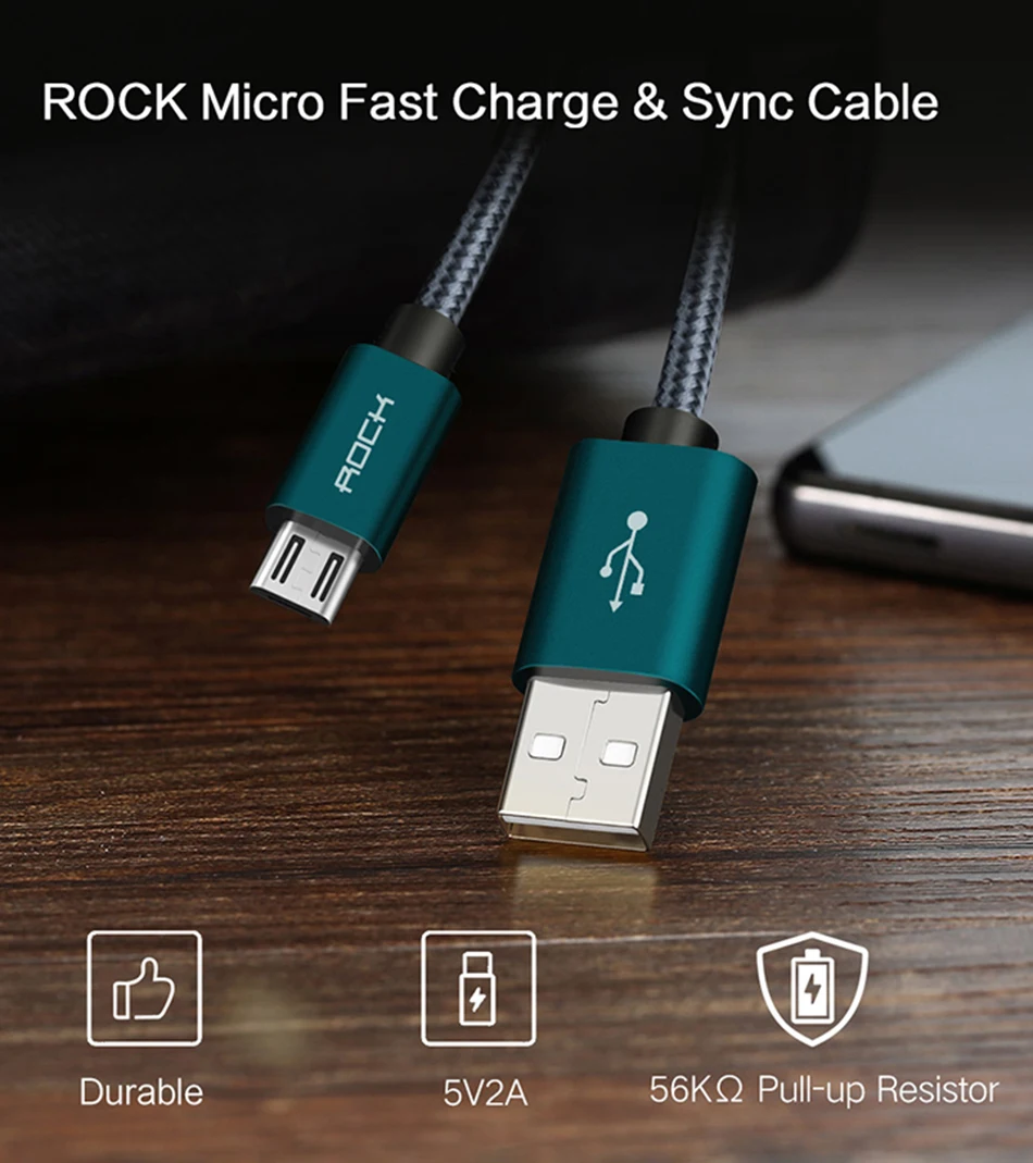 Металлическая нейлоновая оплетка микро USB кабель, рок USB кабель сплав данных зарядный кабель для samsung/Xiaomi/Meizu/huawei/htc android устройств