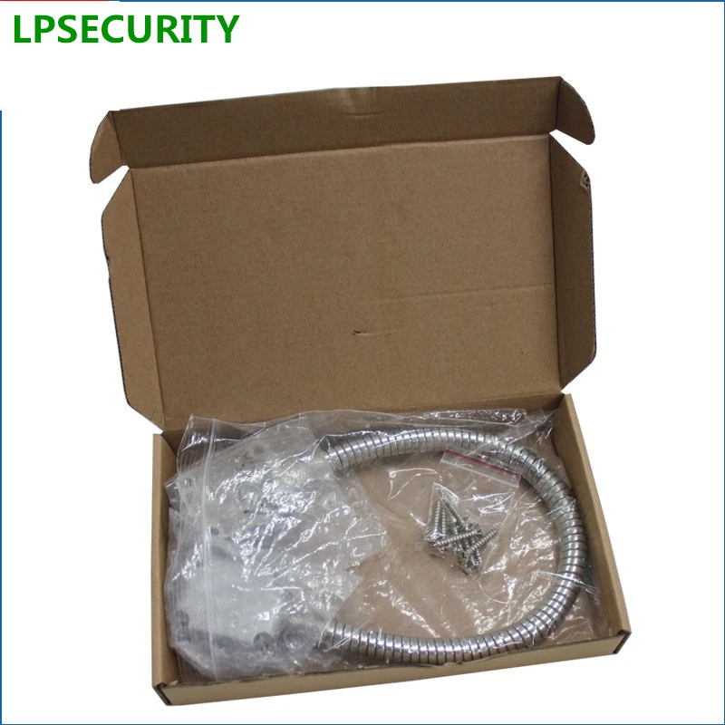 Металлическая трубка для защиты кабеля LPSECURITY диаметр трубки из нержавеющей