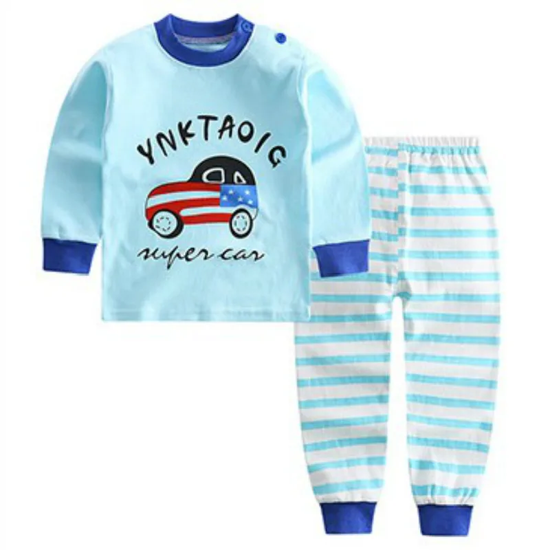 Spring Newborn Baby boys girls clothing pajamas set Cotton Long sleeves T-shirt + pants 2pcs suit For Infant clothes sets | Детская