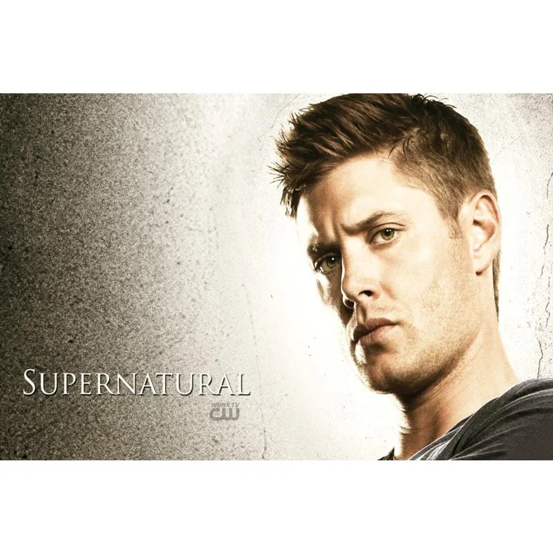 Jensen Ackles сверхнатуральная ткань для телевизора искусство на заказ печать холсте