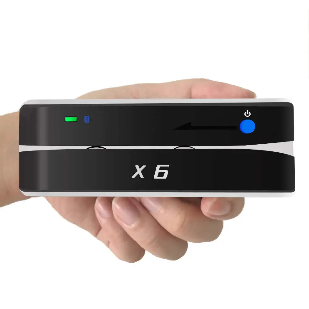 

Bluetooth USB 3 Tracks MSR X6(BT) VIP Card Reader Writer Encoder Mini Portable