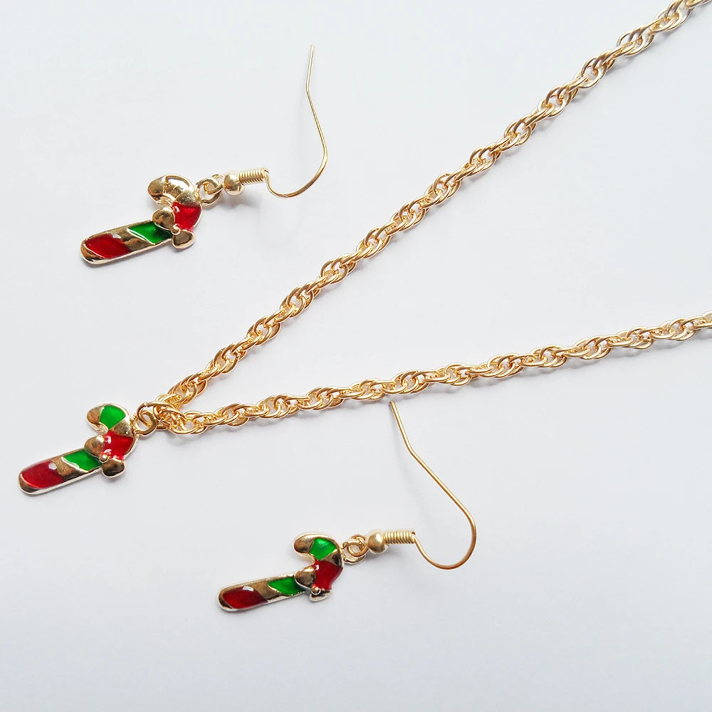 2022 модные очаровательные рождественские носки ювелирные изделия ожерелье