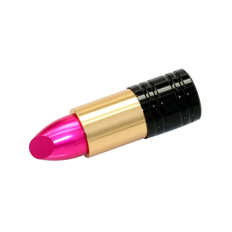 Popular Gift for Girls USB Flash Drive Pink Red Metal lipstick 4GB 64GB 8GB PenDrive 16GB 32GB 64GB Pen Drive USB Memory Sticks - Цвет: USB 2.0