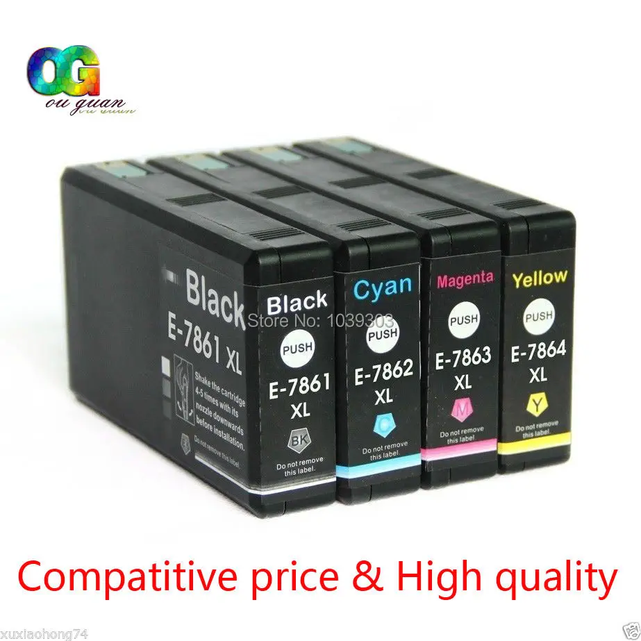 4 шт. картридж для принтера Epson T786XL786XL E786XL 786|cartridge epson|ink cartridgeink cartridge epson |