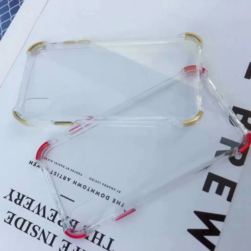 Ударопрочный Мягкий ТПУ для Iphone Xs Max XR X XS 8 7 6 хромированный металлический модный