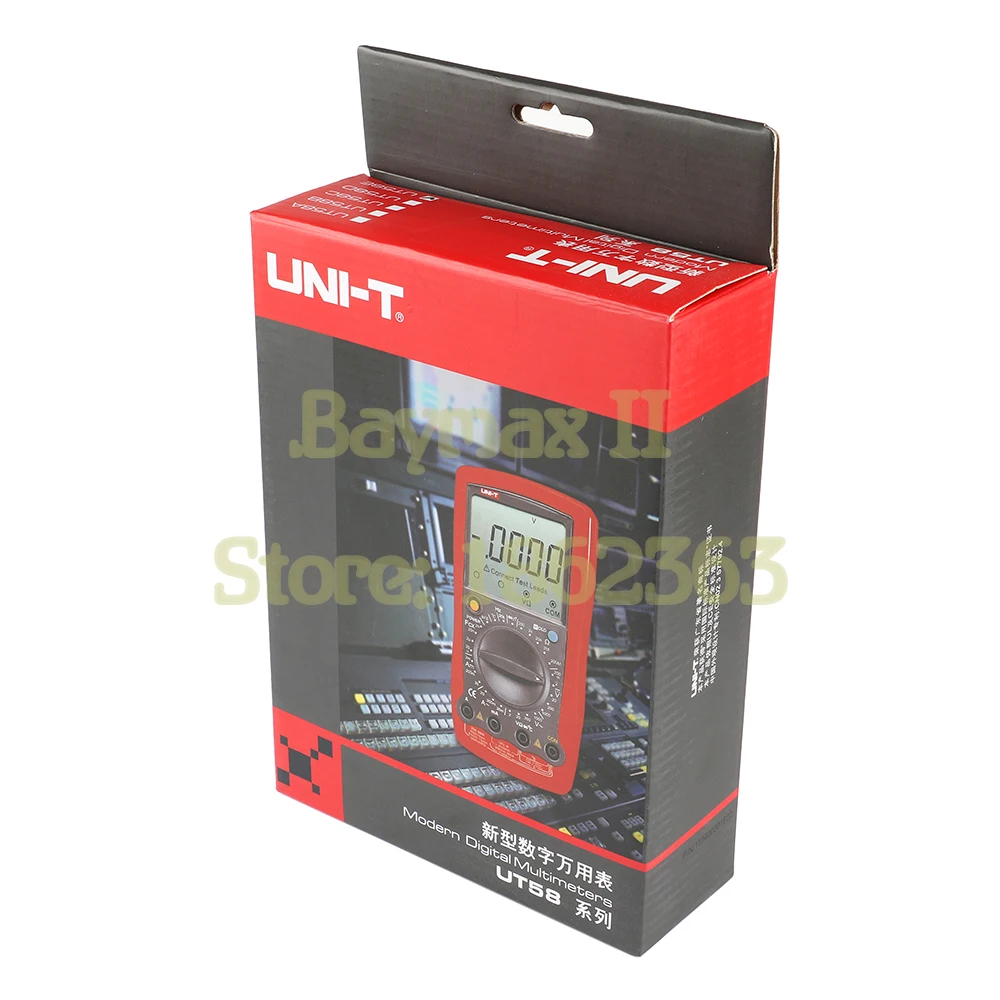 

UNI-T UT58E 19999 Counts LCD Digital Multimeter AC/DC Voltmeter Amp Ohm Capacitance Tester LCR meter