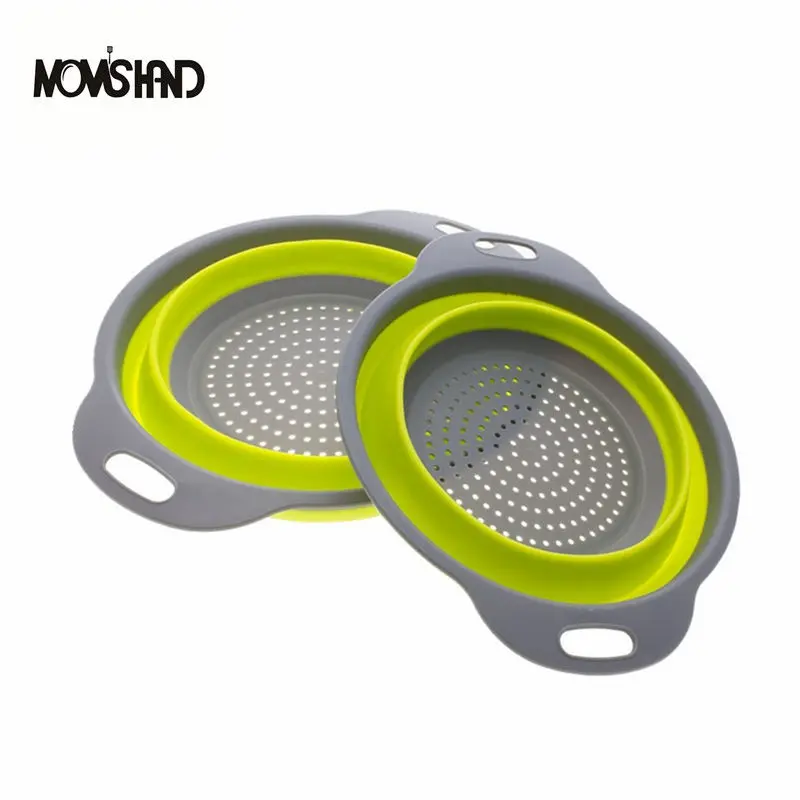 2 шт./компл. кухонный складной силиконовый дуршлаг|strainer tea|strainer spoonvegetable mold |