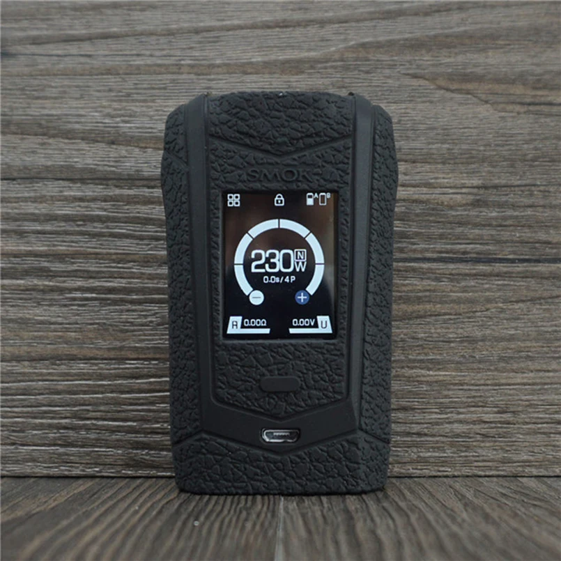 Текстурный силиконовый чехол для SMOK Skoda 230W TC Mod набор вейпа защитная наклейка