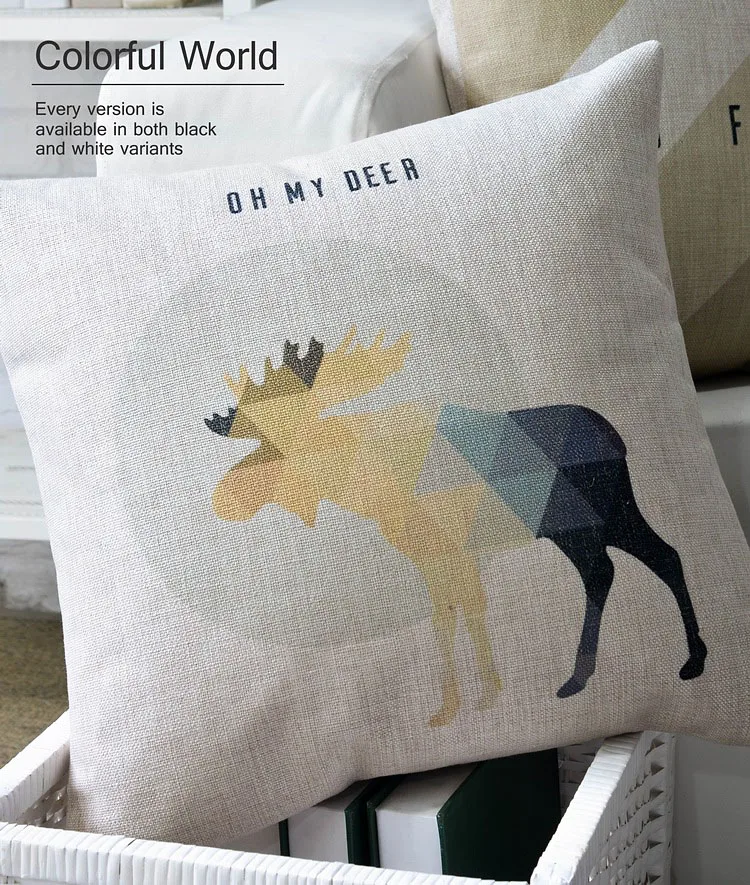 Декоративные подушки в скандинавском стиле чехлы геометрические для домашнего