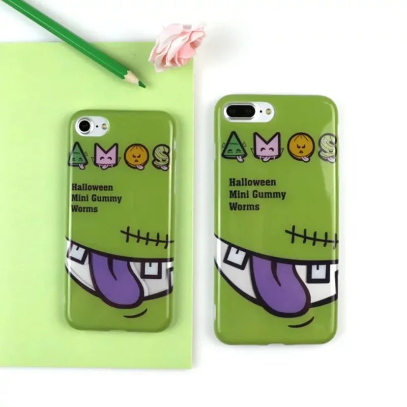 Милый Мультфильм Маленькие Монстры Большой Рот мягкий тпу Случае покрытия для