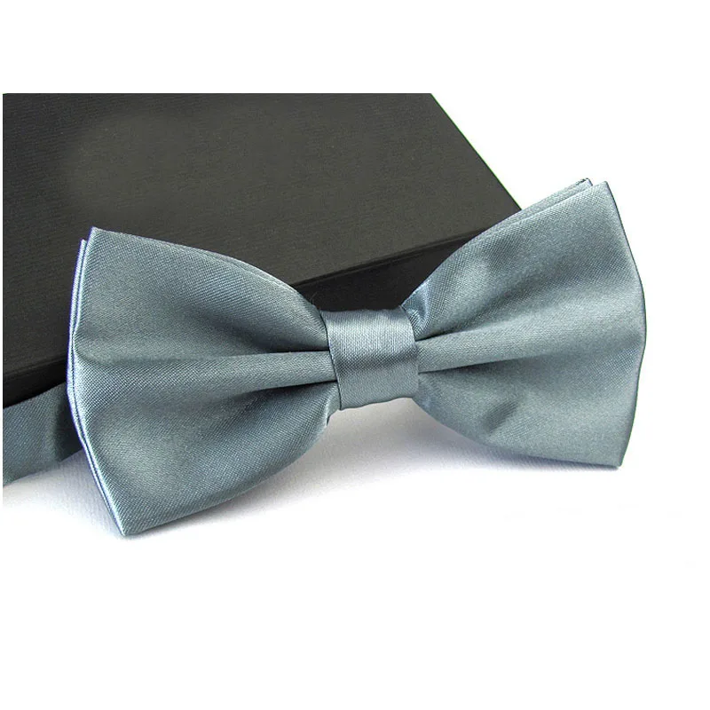 Men Light Grey Галстук-бабочка для мужчин и детей, Официальный галстук для мальчиков, мужской модный деловой Свадебный галстук-бабочка, мужская рубашка Krawatte, мужские галстуки, подарки - Цвет: Men Light Grey
