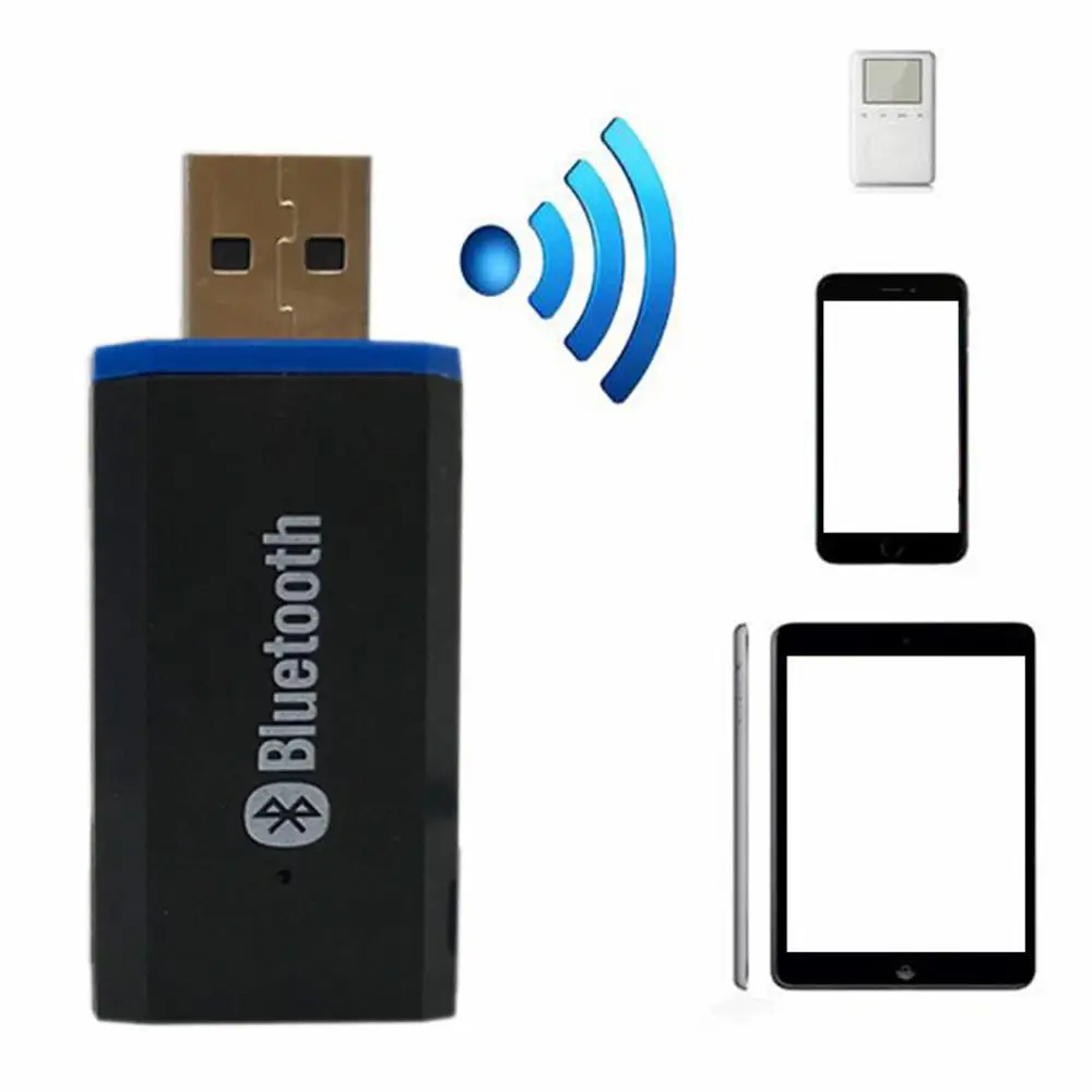 Bluetooth 5 0 USB аудио приемник стерео автомобильный адаптер кабель конвертируемый
