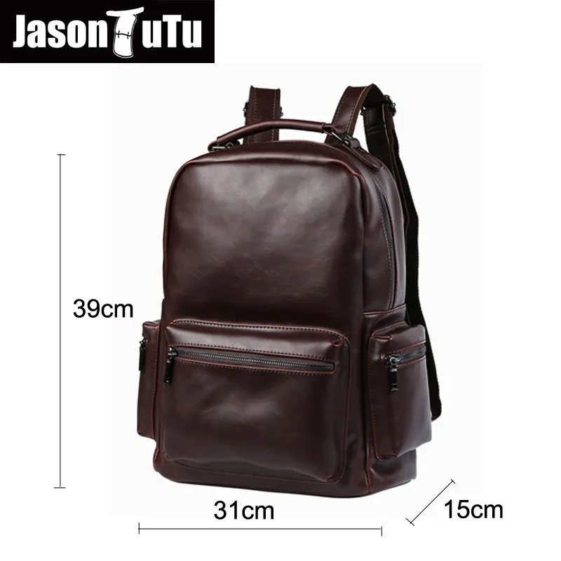 Джейсон пачка старинные рюкзак мужчины подростков школьный для ноутбука Черный