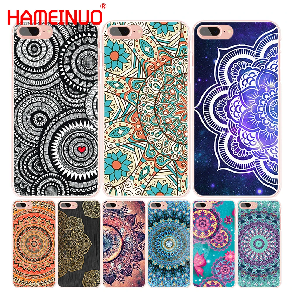 HAMEINUO Чехол для мобильного телефона с винтажным рисунком Мандала Цветок iphone 4 4s 5 5s