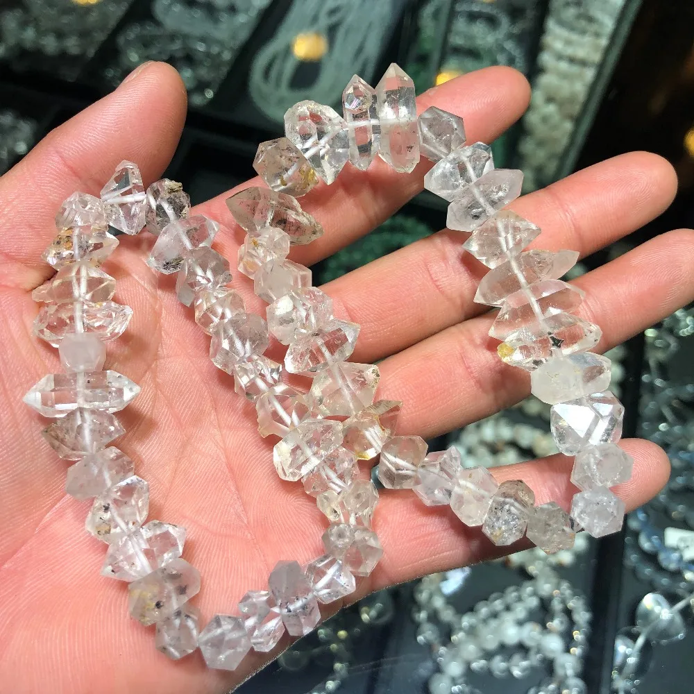 Природные камни и минералы алмазный браслет необработанный кварцевый