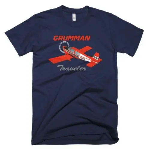 2019 модная 100% хлопковая облегающая Мужская футболка Grumman в американском