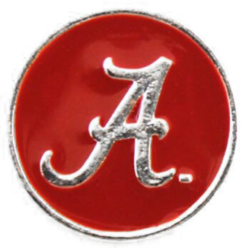 ALABAMA FM7160 металлическая кнопка NCAA футбол Джорджия STEELERS Канзас state ALABAMA COLTS Tennessee COWBOYS Великобритания дельфины - Окраска металла: ALABAMA