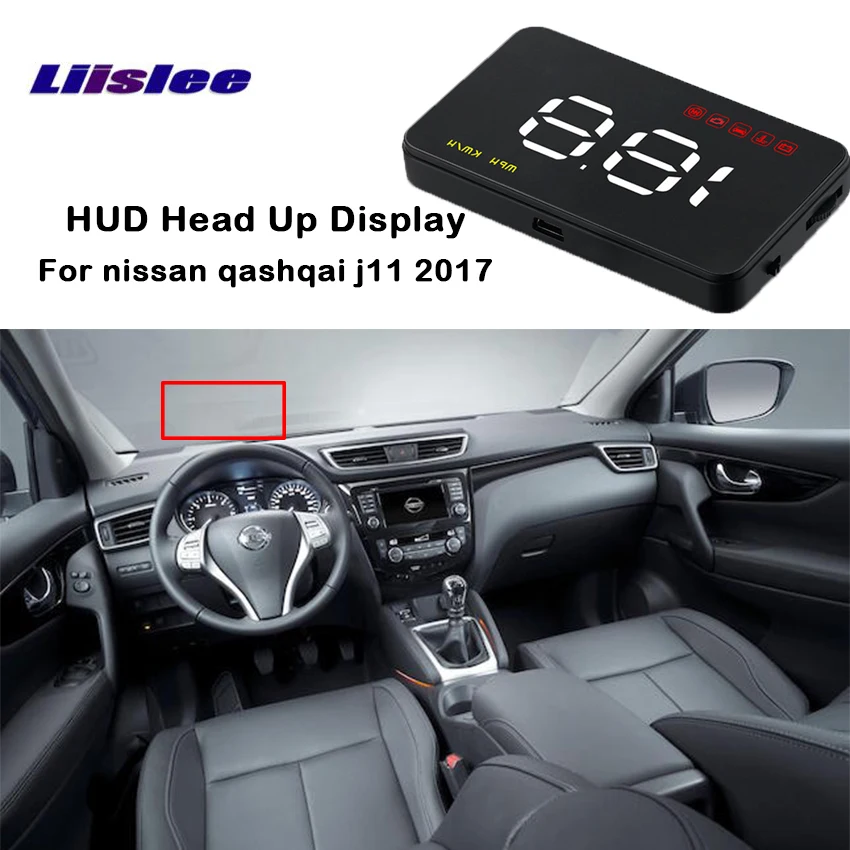 Liislee для nissan qashqai j11 2017 Head up display HUD автомобильный Монтируемый Дисплей навигация A1000