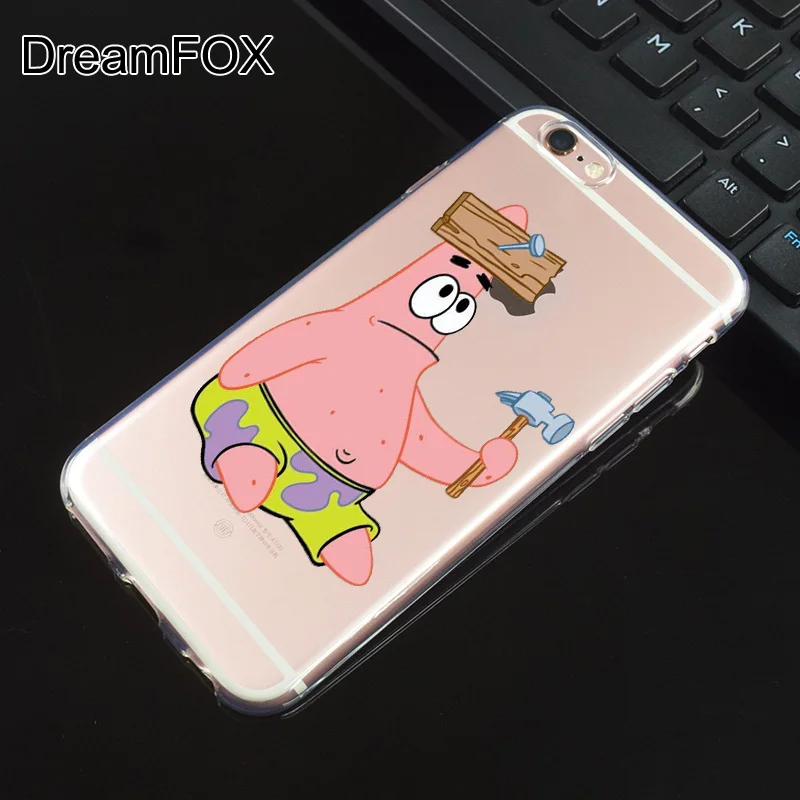 L072 Патрик звезда Мягкий ТПУ силиконовый чехол для Apple iPhone 11 Pro X XR XS Max 8 7 6 6S Plus 5 5S SE 5C
