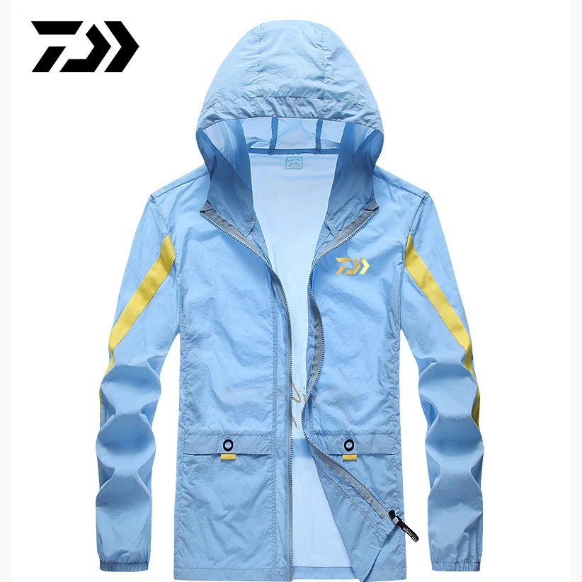 Ветровка DAIWA уличная для мужчин и женщин парная Светоотражающая одежда рыбалки