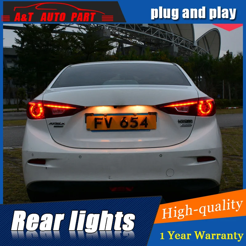 Автомобильный Стайлинг светодиодный светодиодная задняя фара для Mazda 3 AXELA задний