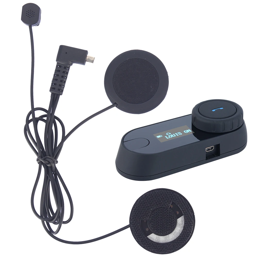 2 шт. Bluetooth гарнитура для мотоциклетного шлема внутренняя связь мотоциклетный