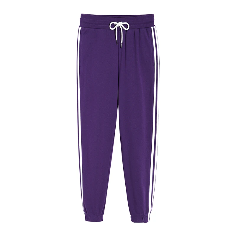 AZZ902007 Purple Пионерский лагерь, полосатые мужские спортивные штаны с принтом, уличная одежда, мужские спортивные штаны с эластичной резинкой на талии, спортивные штаны для мужчин - Цвет: AZZ902007 Purple