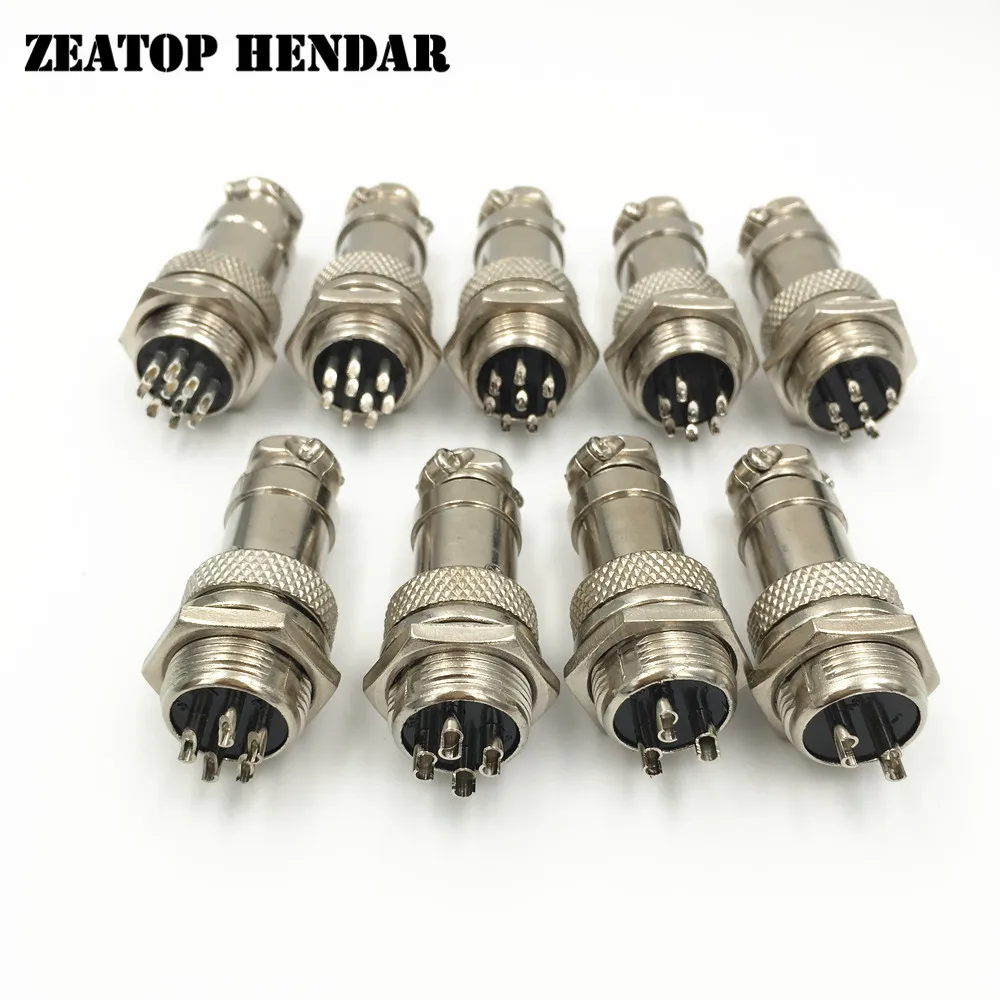 8 комплектов 2/3/4/5/6/7/8/9/10 Pin XLR аудио кабель штепсельная вилка и гнездо панель шасси