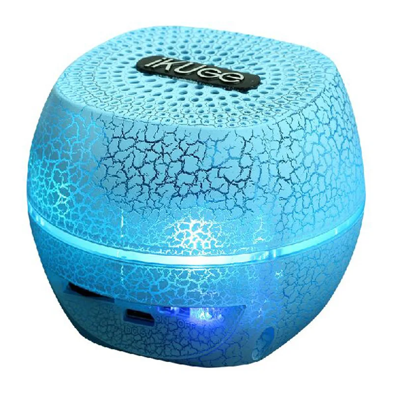 2017 tournesol новый творческий стиль красочный светодиодные bluetooth stereo speaker mini