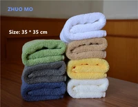 2pcs 3535cm hand towel 100 cotton absorbent terry comfortable for kids adult commodity multifunction towels