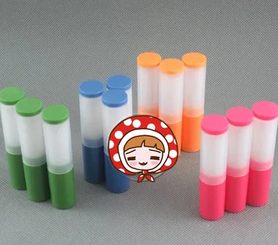 2017 New 500pcs high quality Department DIY pearl lipstick tube nozzle wax orange 4g | Красота и здоровье