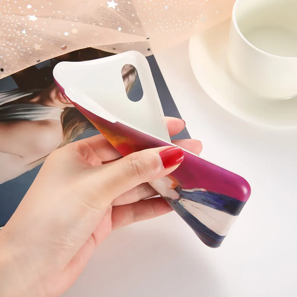 KISS Чехол рисунок imd чехол для iPhone 8 Plus мягкий TPU s X XR XS Max 6 6s 7 телефона Coques |