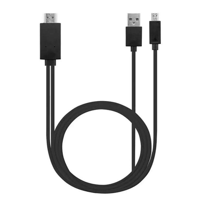 Новые поступления MHL Micro USB к HDMI 1080P HD ТВ адаптер из свинца Смарт соединительный кабель сотовый телефон тв