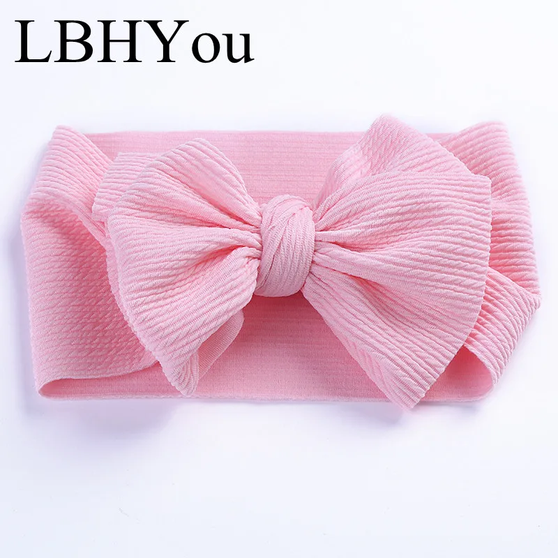 1 шт. Широкий трикотажный топ повязки с узелком для девочек детские головные