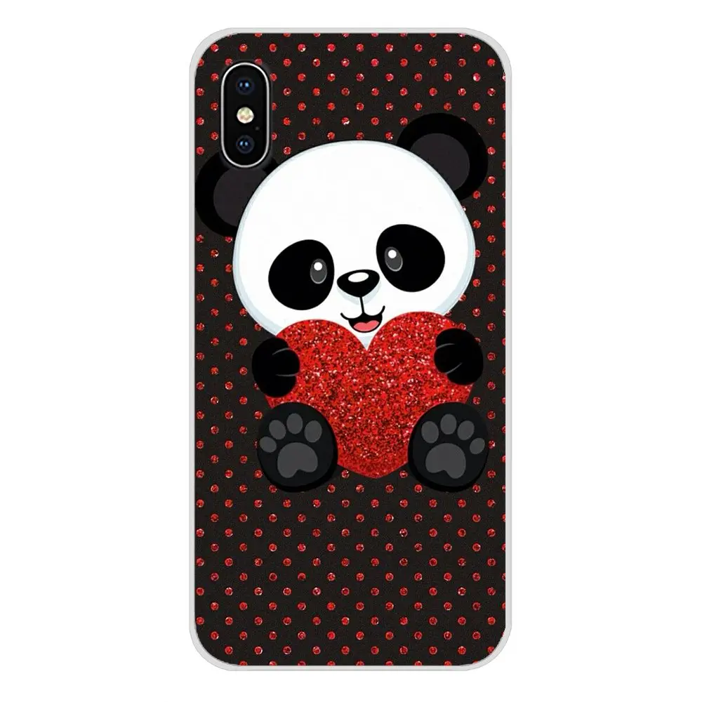 Аксессуары чехлы для телефонов Samsung Galaxy S3 S4 S5 Mini S6 S7 Edge S8 S9 S10 Lite Plus Note 4 5 8 9 Panda Dab
