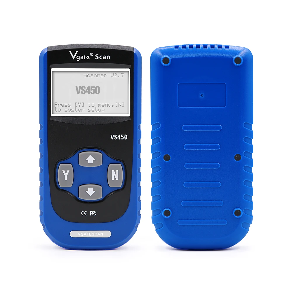 Vgate VS450 OBD 2 диагностический сканер ABS Сброс подушки безопасности для Audi для VW OBD2 автоматический считыватель кодов для vag OBDII считыватель кодеров сканер