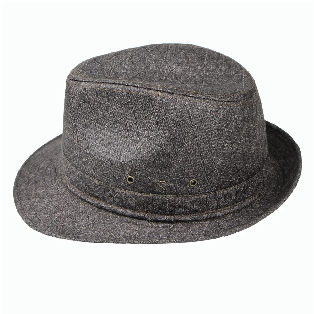 Весна и лето джаз шляпа уличная льняная от солнца Удобная Панама Fedoras Chapeau Sombrero Mujer