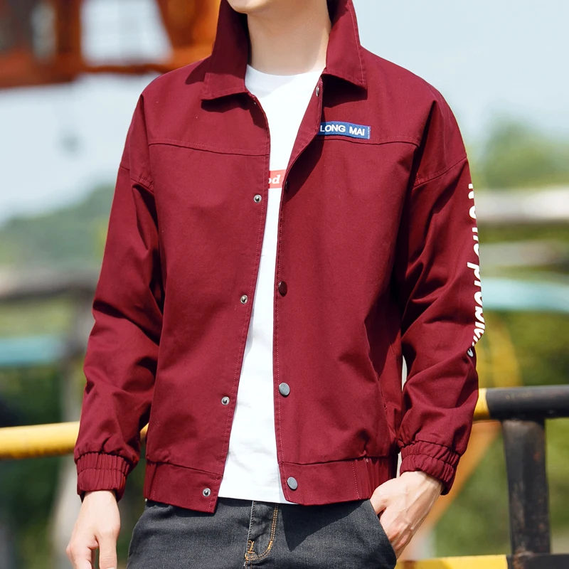 2019 Jackette для Мужские весенне-осенние хлопковые пальто куртка большого размера