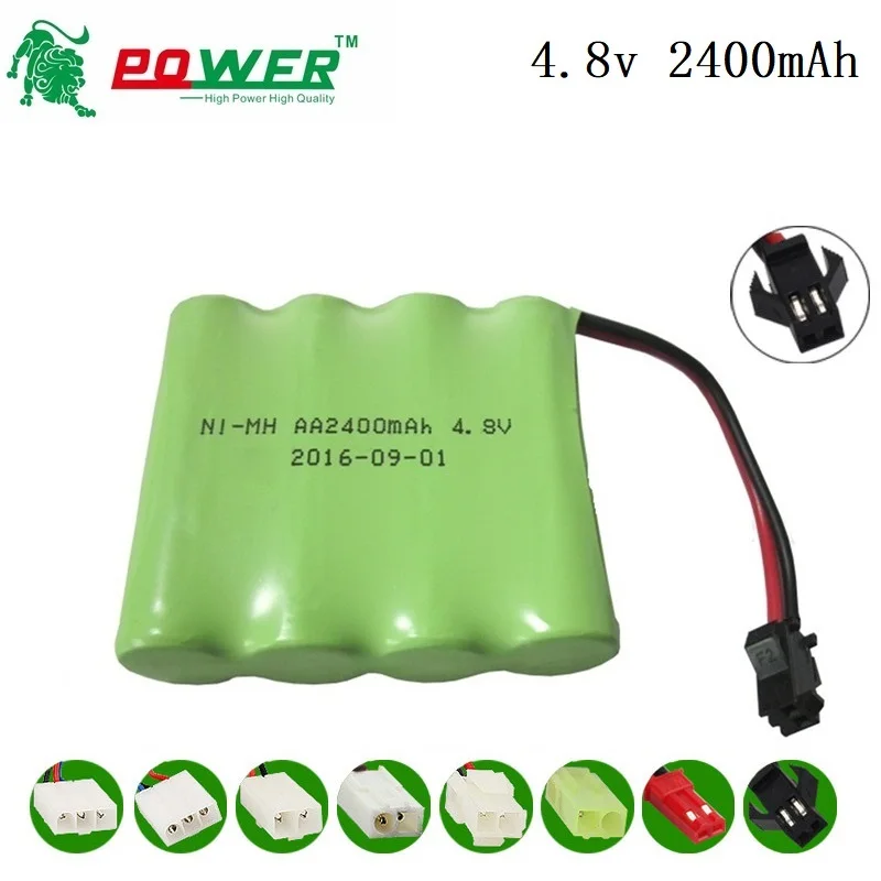 4 8 v Перезаряжаемые аккумуляторные батареи V 2400mAh для RC игрушки электрическое