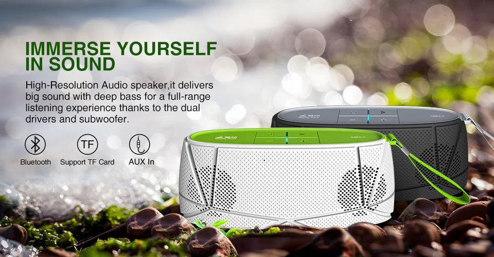 Meidong MD-05 Портативный Мини Bluetooth динамик беспроводной музыкальный звук бас сабвуфер громкий динамик s для смартфона ноутбука