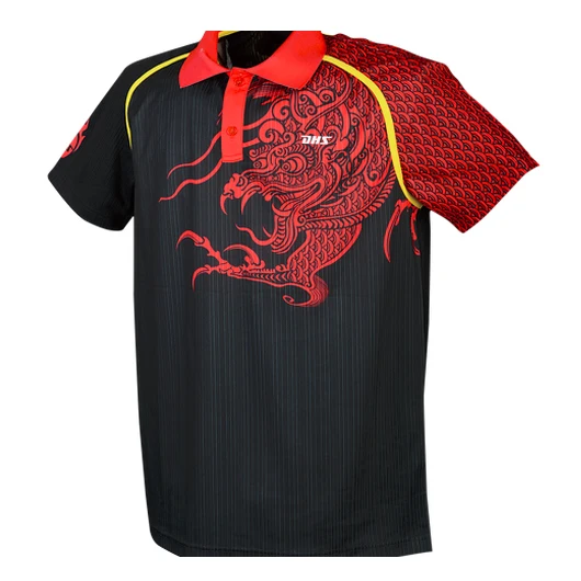 DHS оригинальный GA201 майки для настольного тенниса футболки пинг понга бадминтона