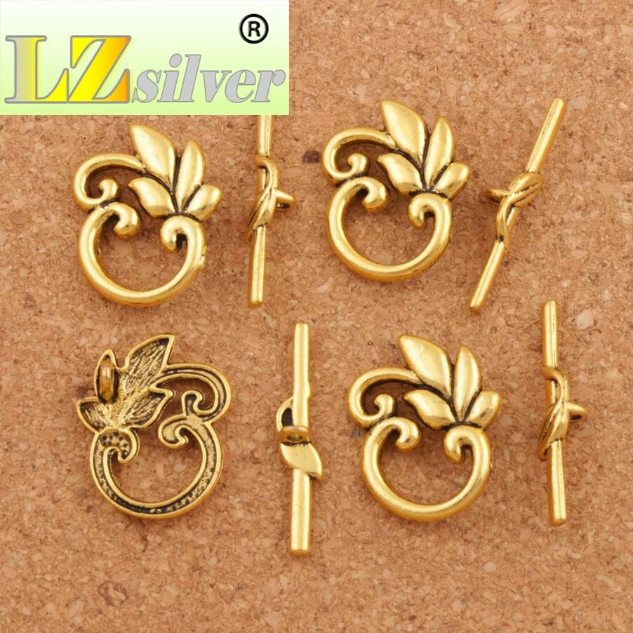 Застежка с переключателем листьев Ювелирная фурнитура подходит для браслетов L874