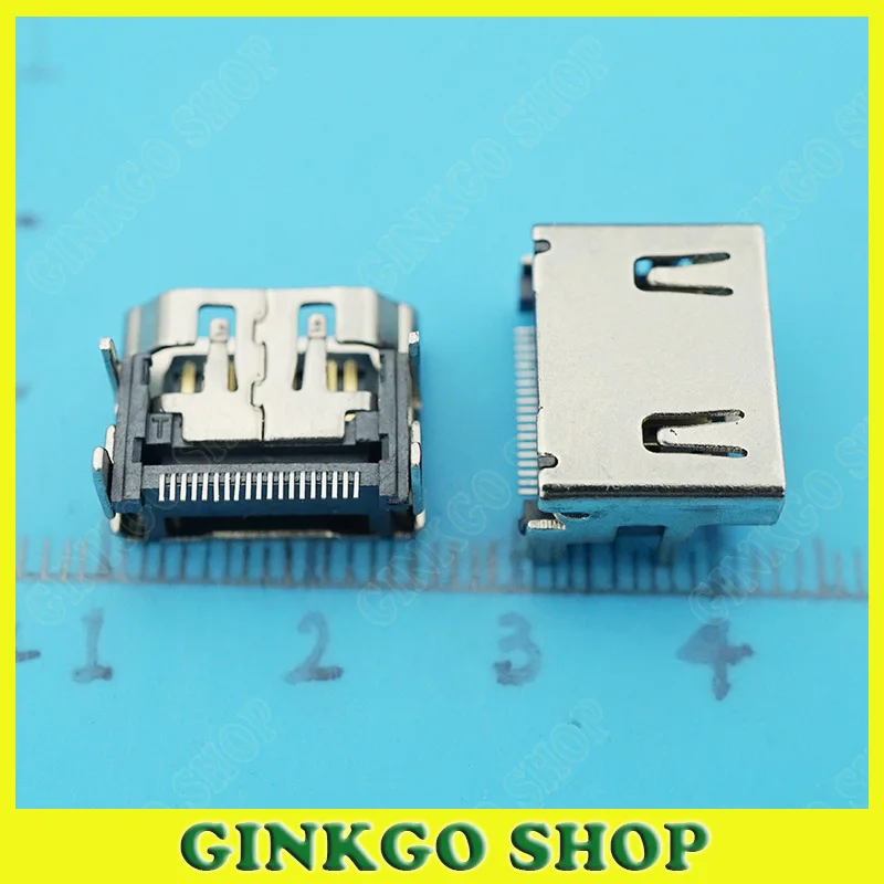 20 шт./лот HDMI совместимый разъем SMT DIP 19pin Jack High spязычок разъем|connector|dip connectorsdip |