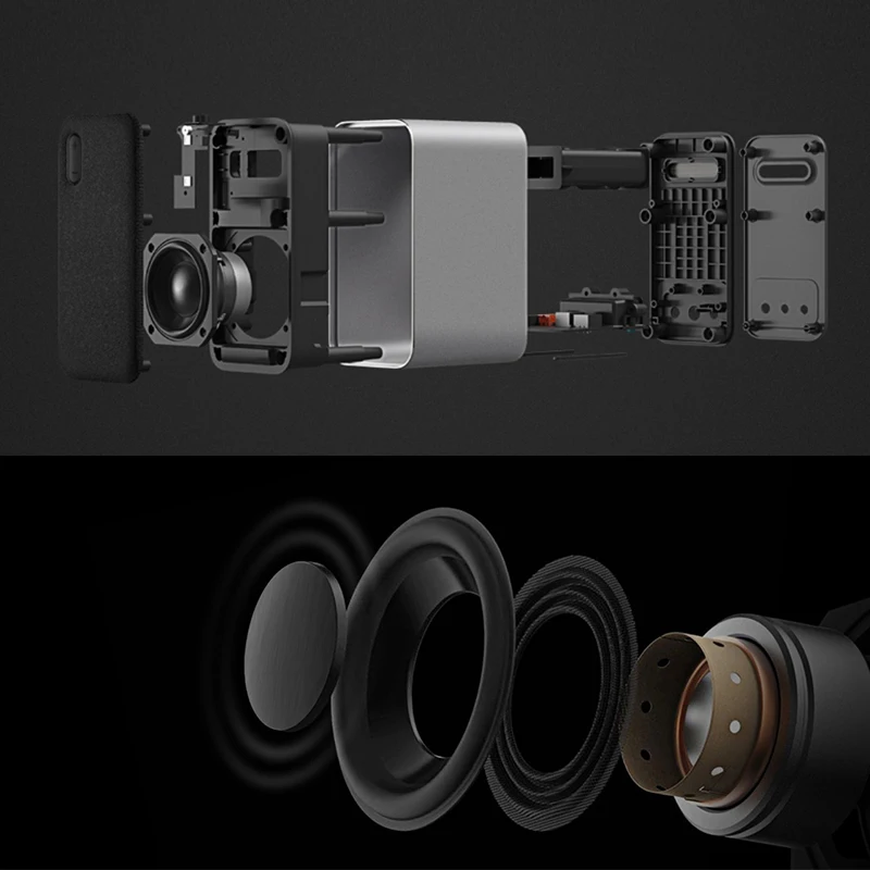 Xiaomi Bluetooth компьютерные колонки 12 Вт 2,4 ГГц двойной бас стерео портативный Aux DSP с микрофоном светодиодный индикатор