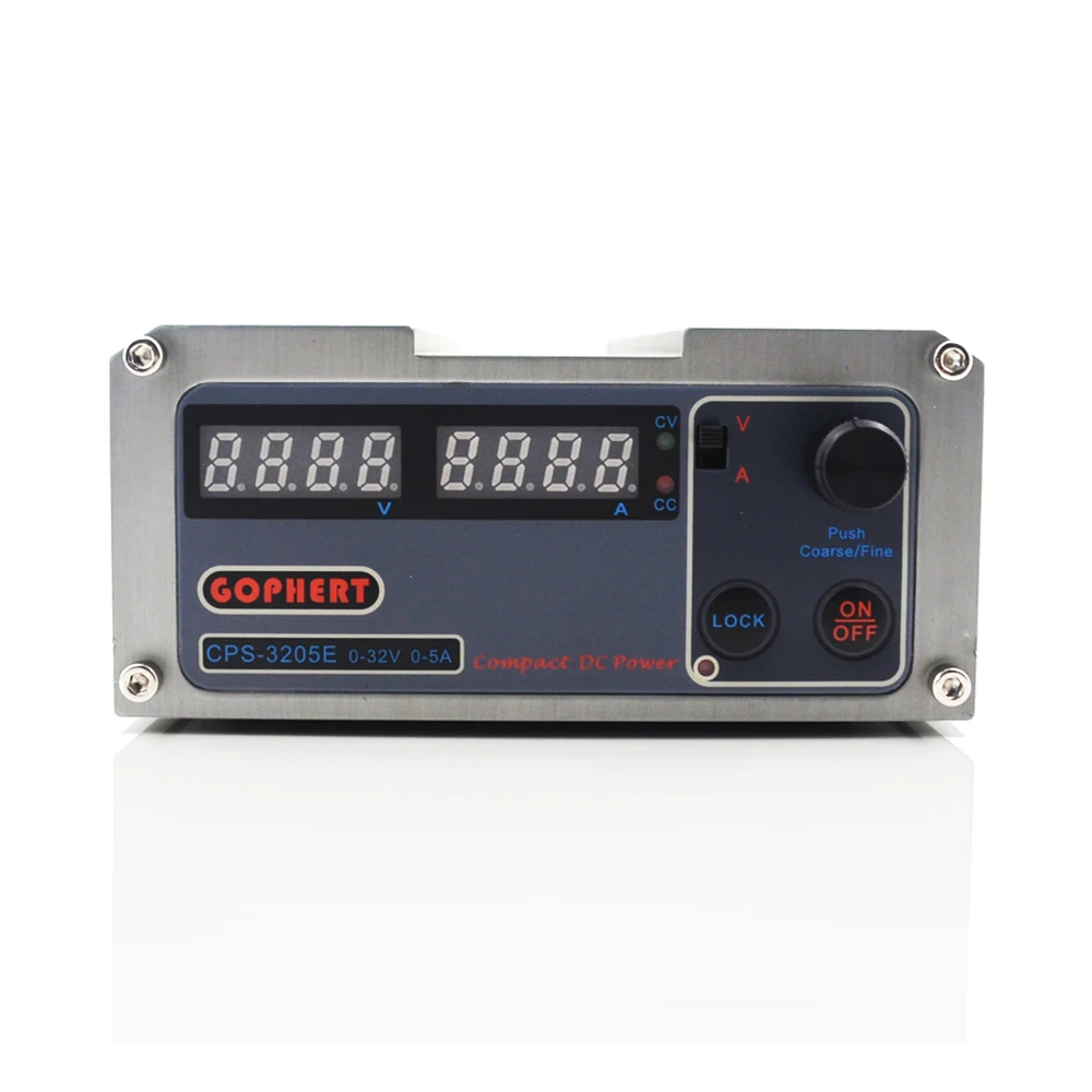 Gophhert CPS-3205E прецизионный компактный цифровой Регулируемый источник питания постоянного тока OVP/OCP/OTP низкая мощность 32V5A 110 V-230 V 0,01 V/0.01A