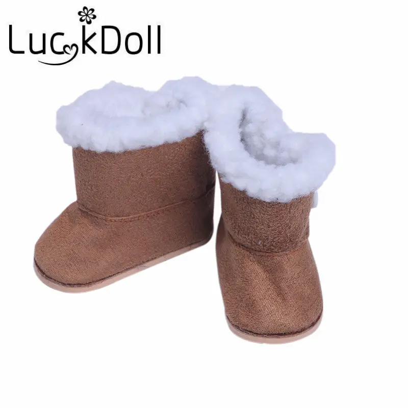 N1030 LUCKDOLL зимние сапоги подходят 18 дюймов Американский 43 см Кукла одежда аксессуары, игрушки для девочек, поколение, подарок на день рождения - Цвет: N1030