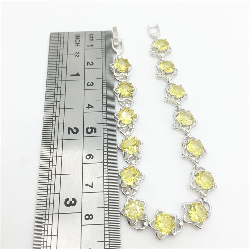 Женский браслет цепочка в форме звезды с голубым камнем золотым желтым белым