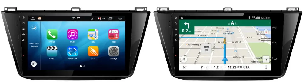 10," HD 1080P ips lcd экран Android 8 Core для Volkswagen VW Tiguan~ Автомагнитола BT 3g/4G wifi USB Navi мультимедиа